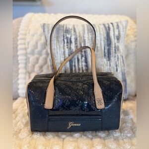 Guess Dark Blue and Beige Bag